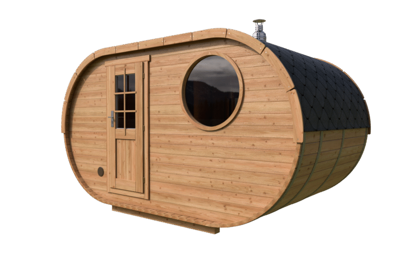 Ovale Saunen 1 (2,4x4m)